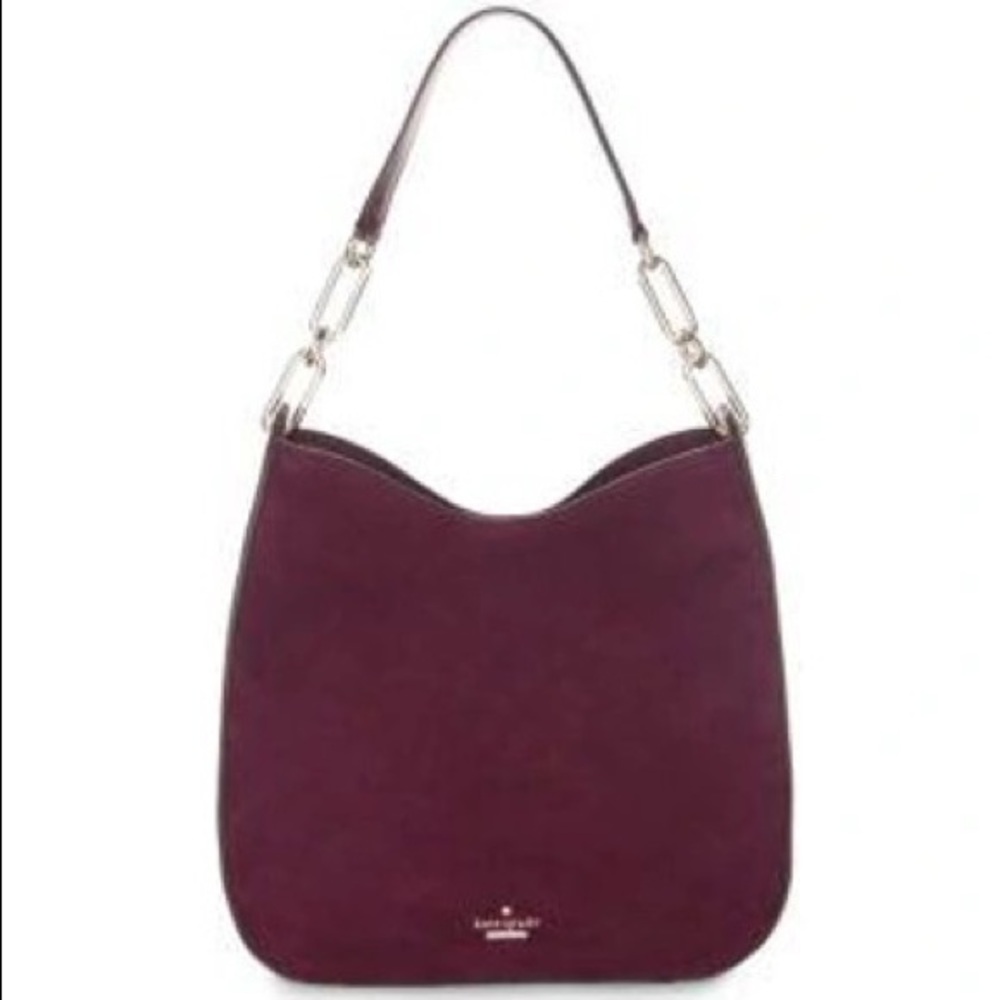 ROBSON LANE SUEDE SANA HOBO IN DEEP WINE - USED ONLY ONCE/PERFECT CONDITION